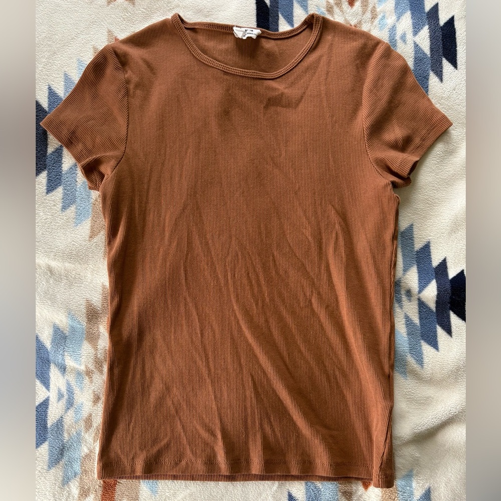 Cotton On Brown Short Sleeve Tee
